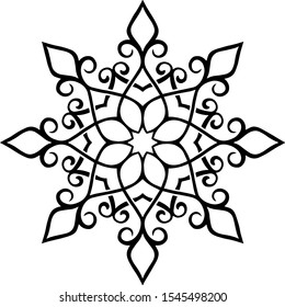 Mandala art can be used for art work decoration, enjoy your hobby by coloring or even used as tattoo.