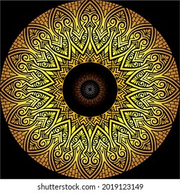 Mandala Art kann für Kunstwerke dekoriert werden.