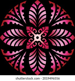 Mandala Art can be used for artwork decoration