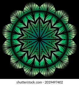 El Mandala Art se puede utilizar para la decoración de obras de arte