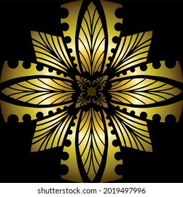El Mandala Art se puede utilizar para la decoración de obras de arte