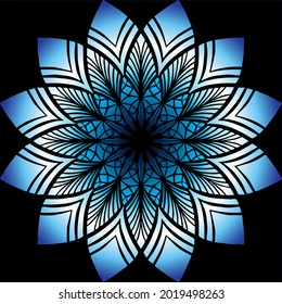 El Mandala Art se puede utilizar para la decoración de obras de arte