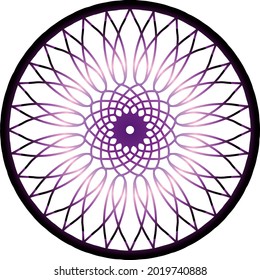 Mandala Art can be used for artwork decoration