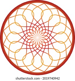 Mandala Art can be used for artwork decoration
