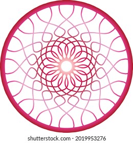 El Mandala Art se puede utilizar para la decoración de obras de arte