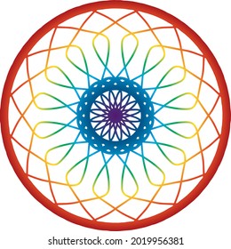 Mandala Art kann für Kunstwerke verwendet werden