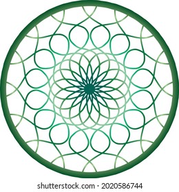 El Mandala Art se puede utilizar para la decoración de obras de arte