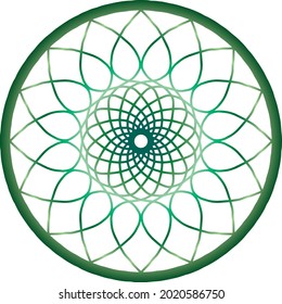 El Mandala Art se puede utilizar para la decoración de obras de arte