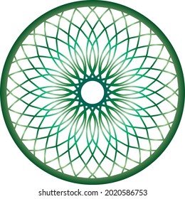 El Mandala Art se puede utilizar para la decoración de obras de arte