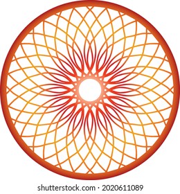 El Mandala Art se puede utilizar para la decoración de obras de arte
