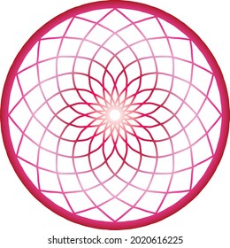 Mandala Art can be used for artwork decoration
