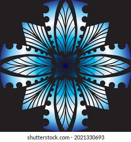 Mandala Art can be used for artwork decoration