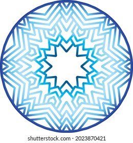 Mandala Art can be used for artwork decoration