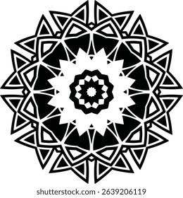 Mandala Art Coloring Pages Circular Pattern in Form of Mandala With Flower for Henna, Mehndi, Tattoo, Decoration Decorative Ornament in Ethnic Oriental Style.