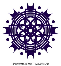 Mandala Art concept design, for various purposes such as brochures, coloring books, art culture, education, design templates, abstract background, tattoo material and others.