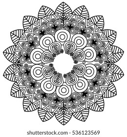 mandala art decorative icon