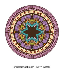 mandala art decorative icon
