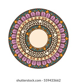 mandala art decorative icon