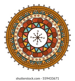 mandala art decorative icon