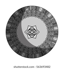 mandala art decorative icon