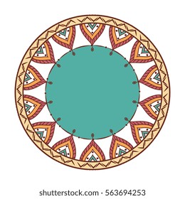 mandala art decorative icon