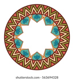 mandala art decorative icon
