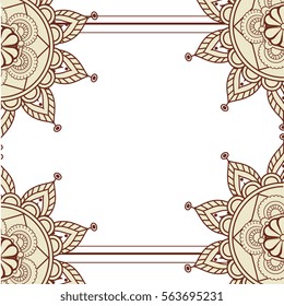mandala art decorative icon