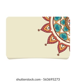 mandala art decorative icon