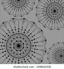 mandala art design and background