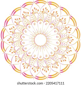 Mandala Art design in circle. Simple mandala design floral mandala art beautiful mandala artwork