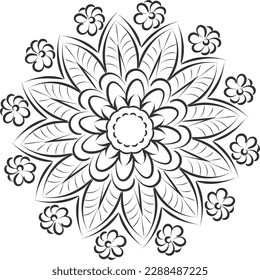 Mandala Art design in circle. Simple mandala design floral mandala art beautiful mandala artwork