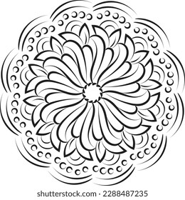 Mandala Art design in circle. Simple mandala design floral mandala art beautiful mandala artwork