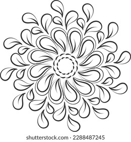 Mandala Art design in circle. Simple mandala design floral mandala art beautiful mandala artwork