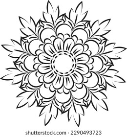 Mandala Art design in circle. Simple mandala design floral mandala art beautiful mandala artwork