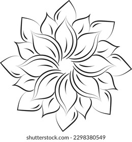 Mandala Art design in circle. Simple mandala design floral mandala art beautiful mandala artwork