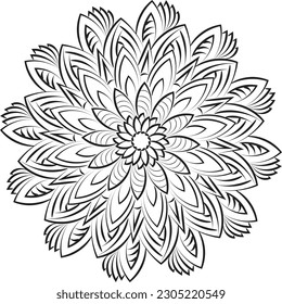 Mandala Art design in circle. Simple mandala design floral mandala art beautiful mandala artwork