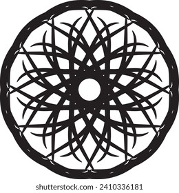 Mandala Art Design im Kreis. Einfache mandala Design florale mandala Kunst schöne mandala Kunstwerke und beste stylische Muster.