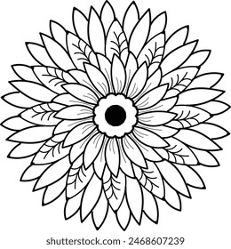 Mandala Art design in circle. Simple mandala design floral mandala art beautiful mandala artwork