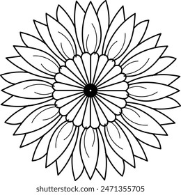 Mandala Art design in circle. Simple mandala design floral mandala art beautiful mandala artwork