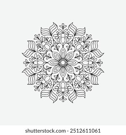 Mandala Art design in circle. Simple mandala design floral mandala art beautiful mandala artwork