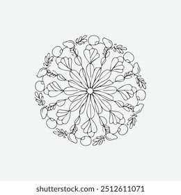 Mandala Art design in circle. Simple mandala design floral mandala art beautiful mandala artwork