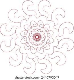 mandala art design eps format