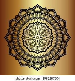 Mandala art design fully editable vector