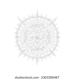 mandala art design in illustratar