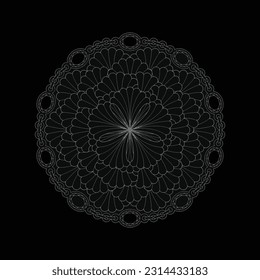 mandala art design in illustration