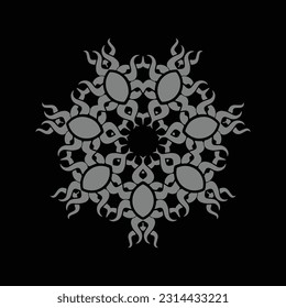 mandala art design in illustration