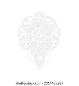 mandala art design in illustration