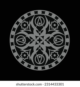 mandala art design in illustration