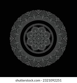 mandala art design in illustrator
