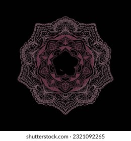 diseño artístico mandala en ilustrador